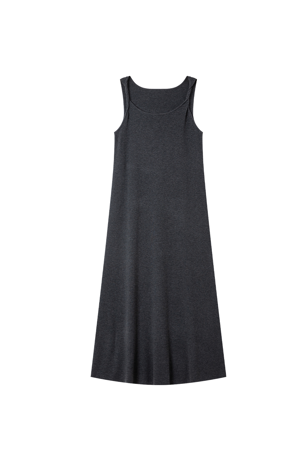 Knitted Suspender Long Dress