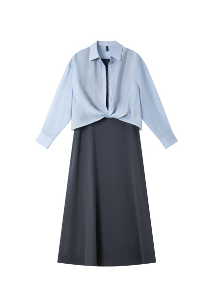Blue-Gray Light Dress Suit