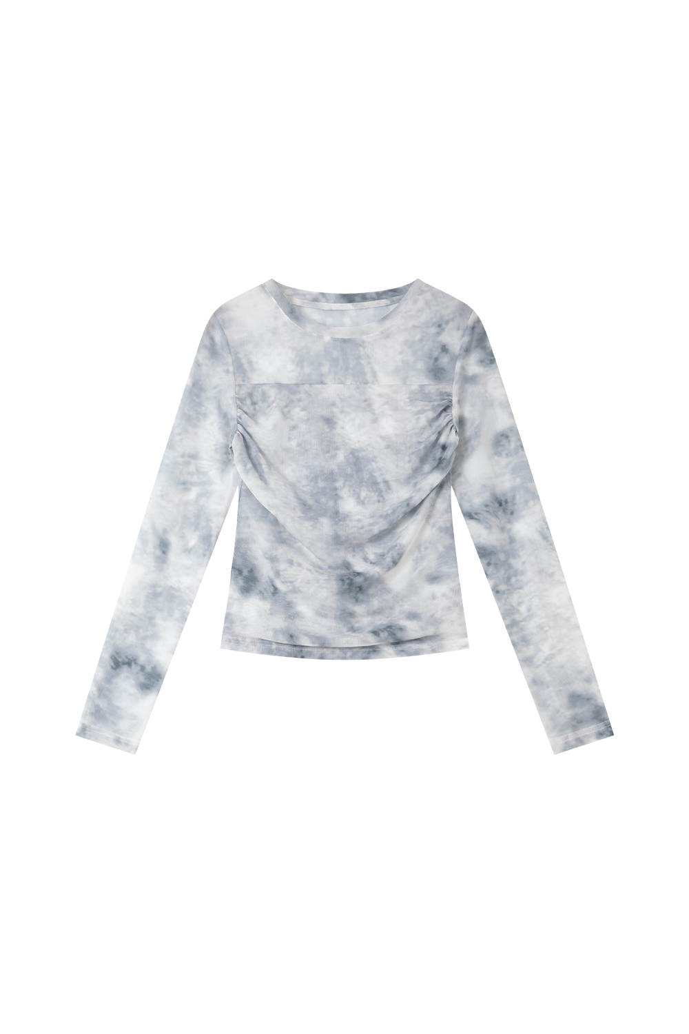 Smudge-dyed Knitted T-shirt