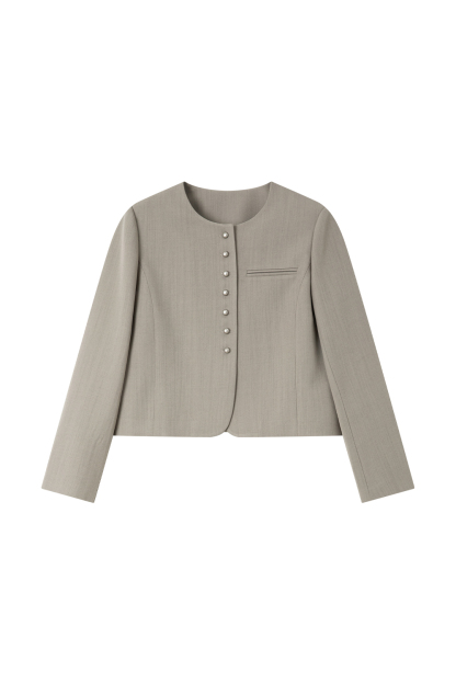 Simple Designed Short Length Jacket