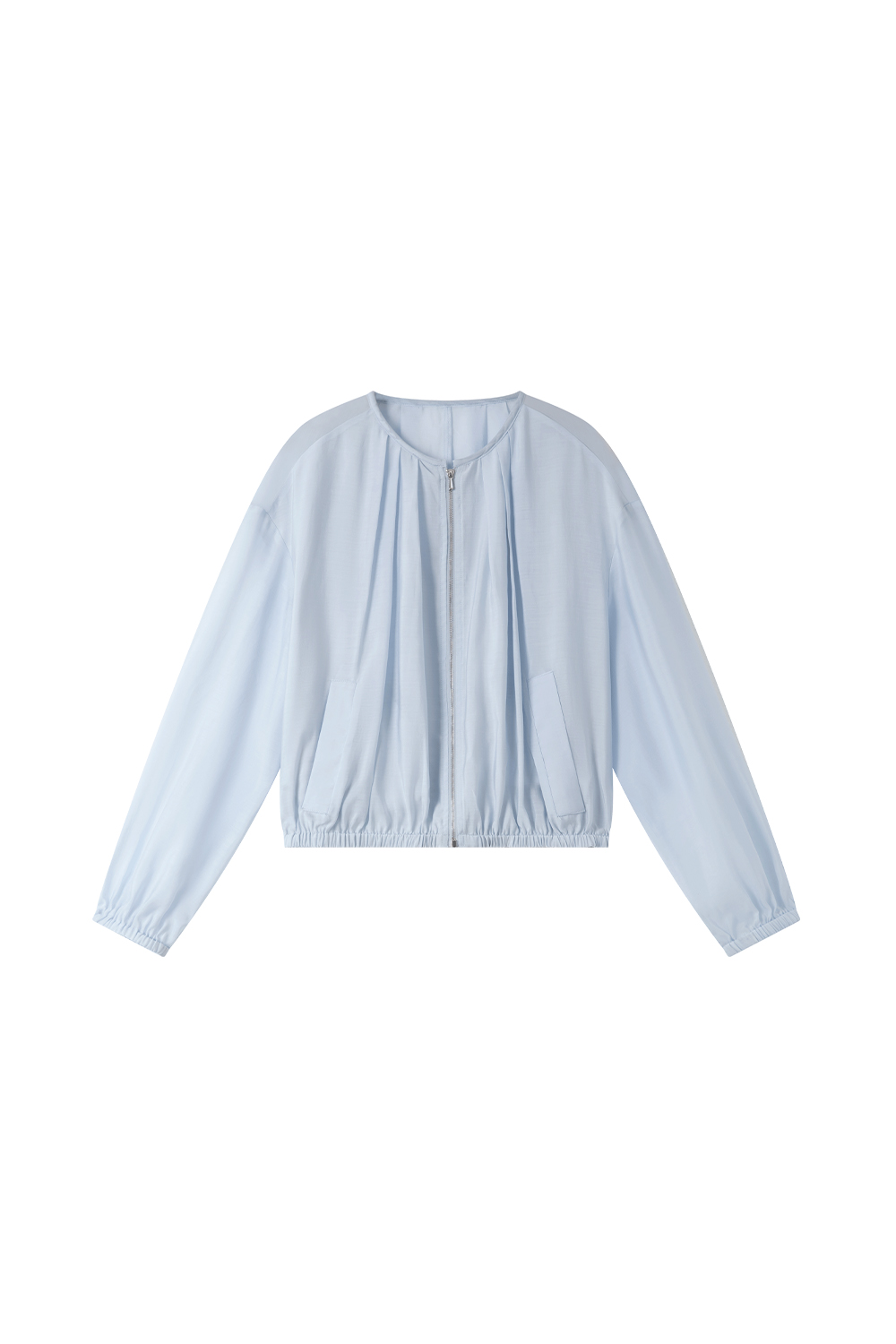 Lyocell Crew Neck Jacket