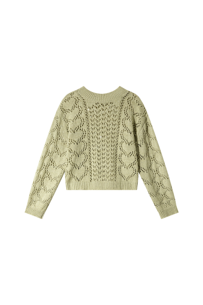 Green Dream Hollow Sweater