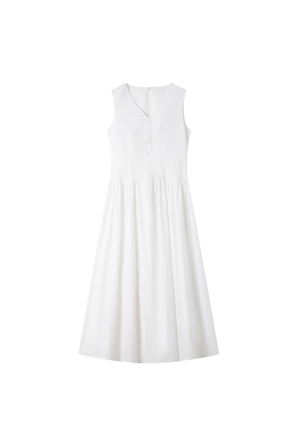 Solid Loose Cotton Dress