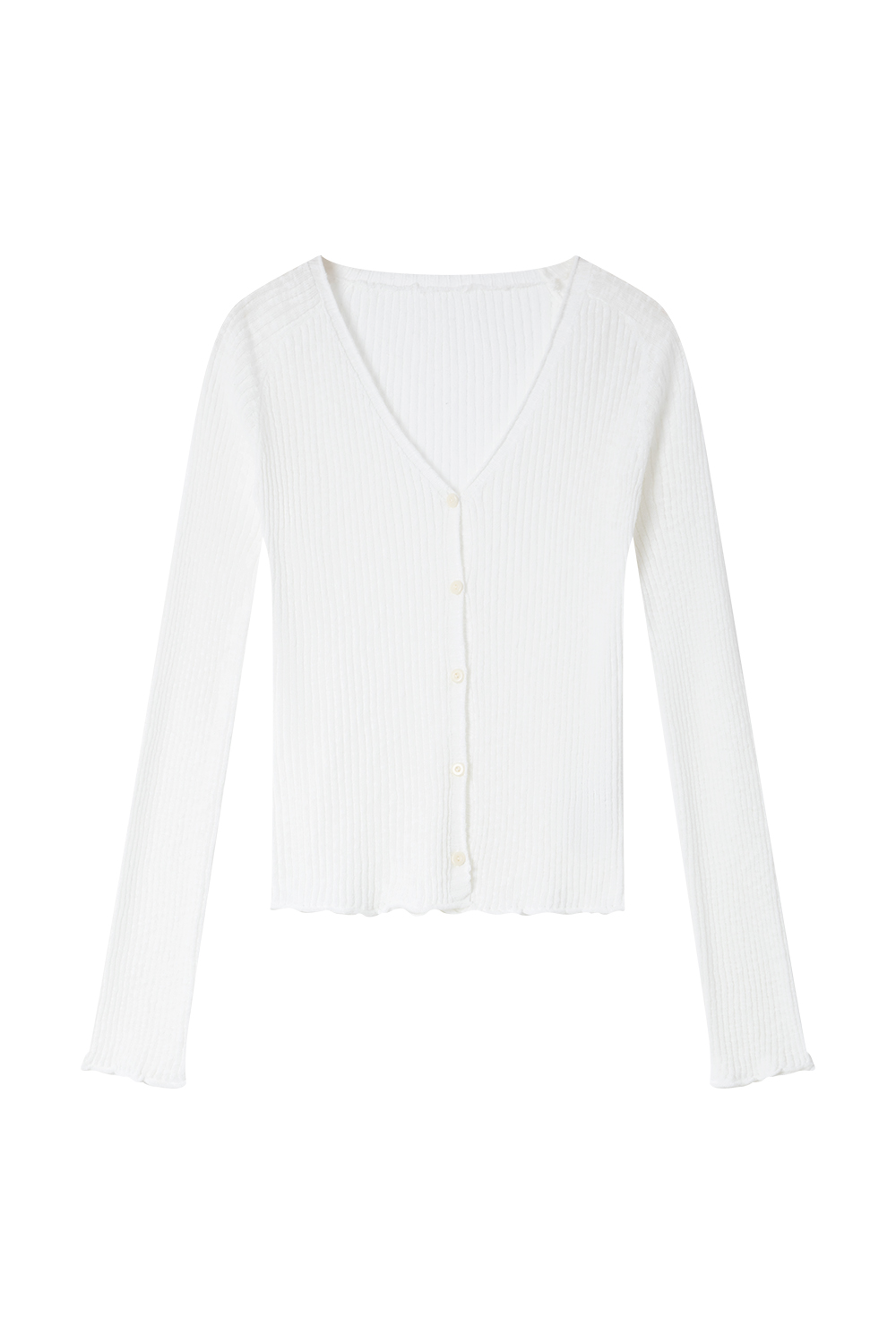 Striped Solid Color Knit Cardigan