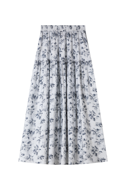 Fresh Tencel Printed Skirt