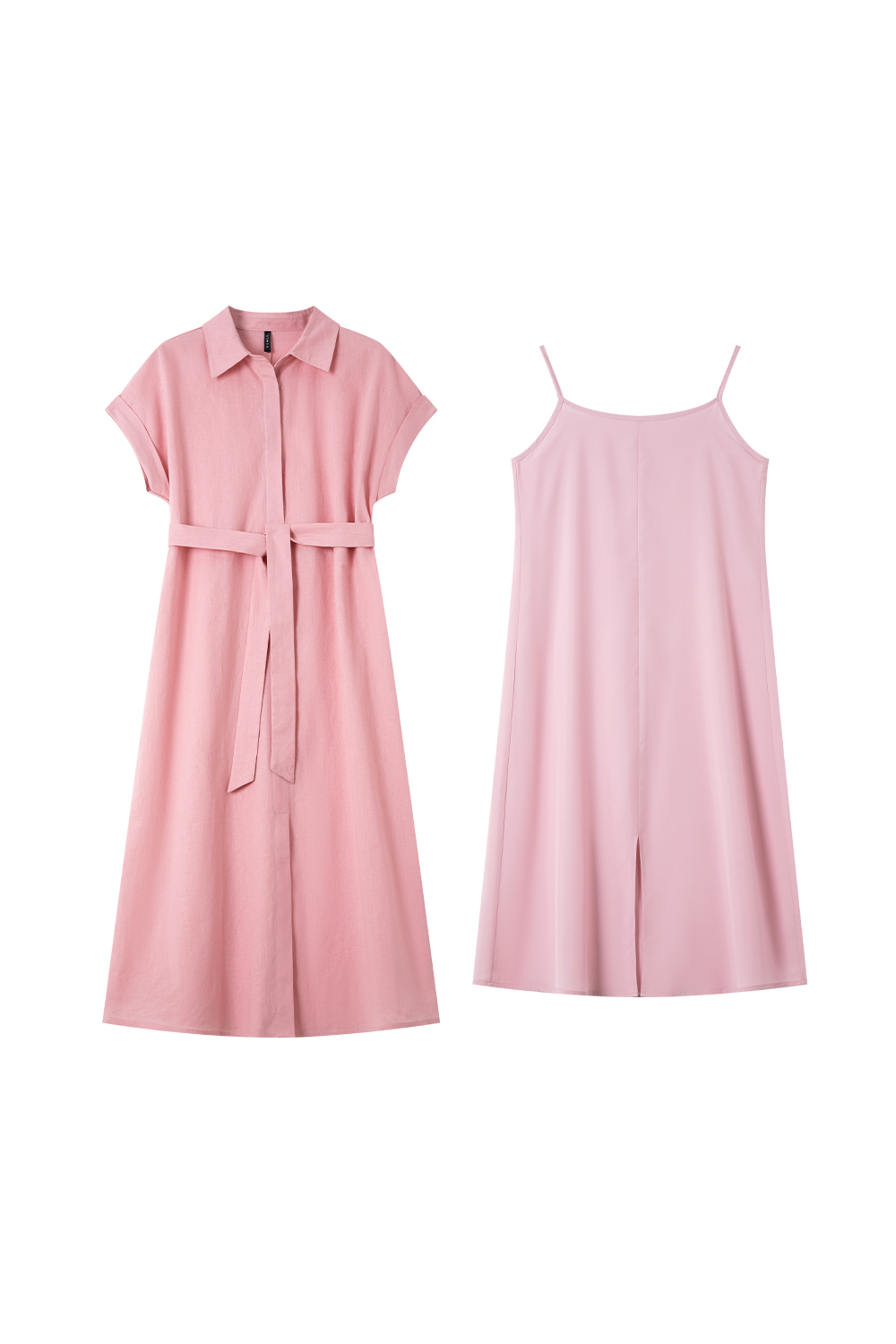 Lapel Shirt Dress