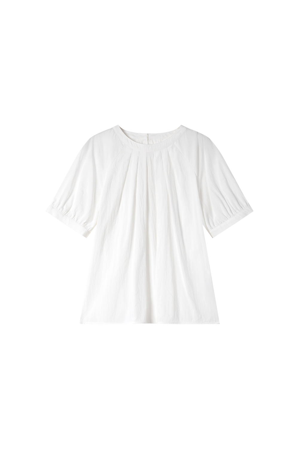 Pleated Collar Shirt