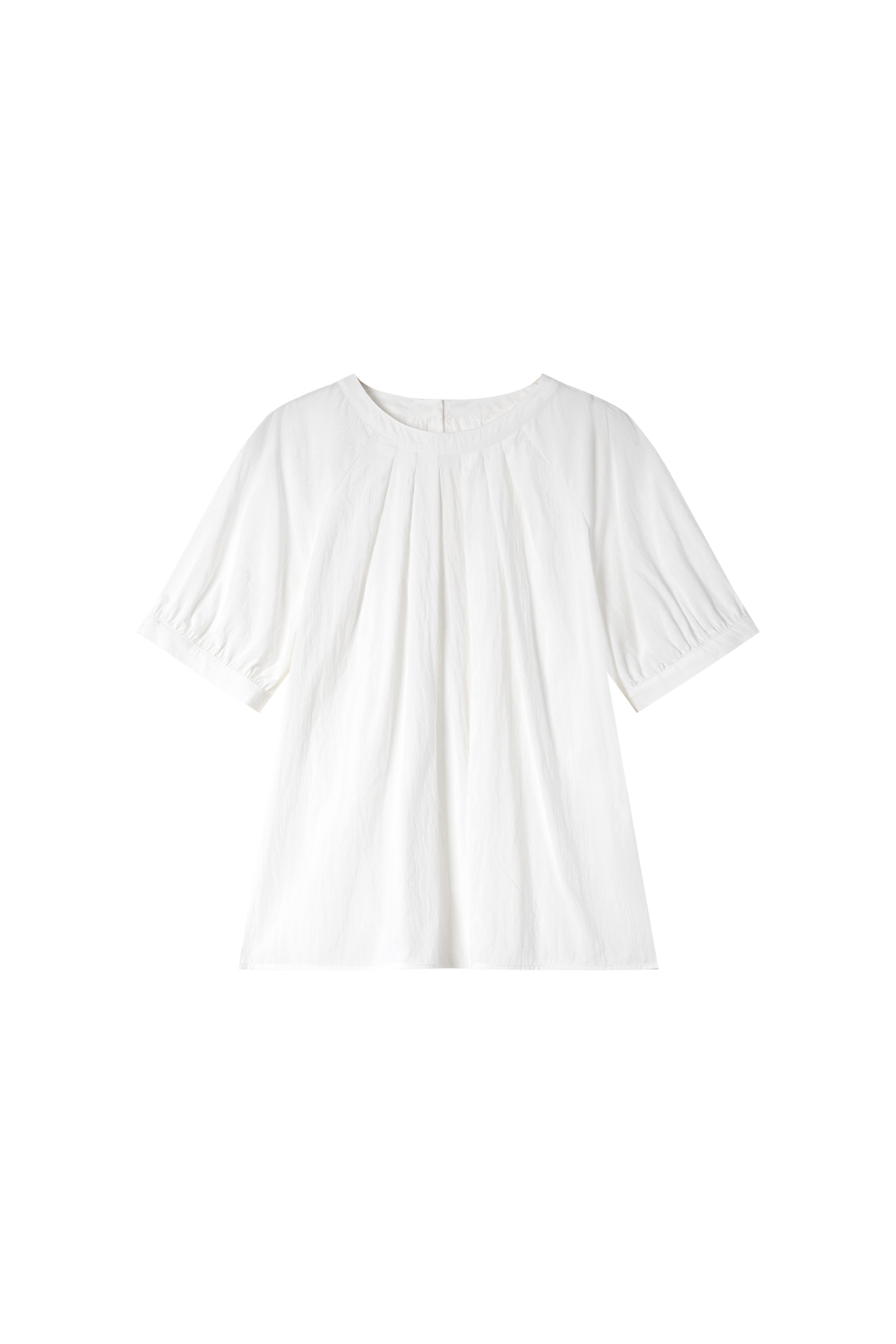 Pleated Collar Shirt