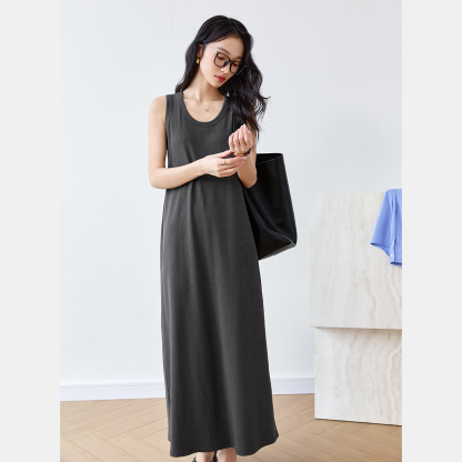 Slim A-Line Vest Dress