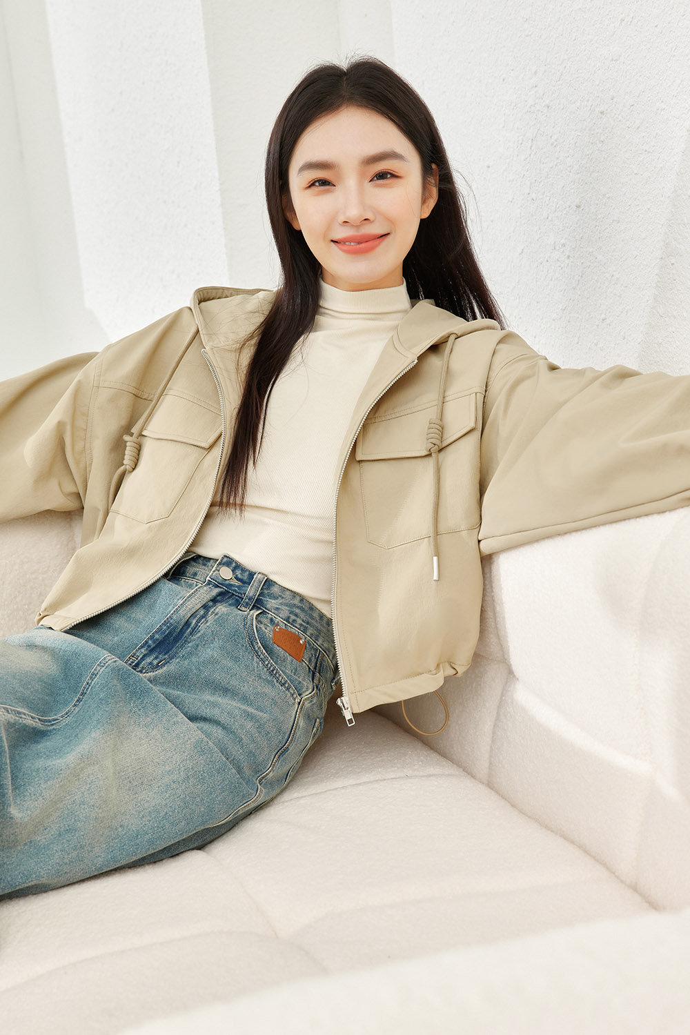 Short Workwear-Style Jacket