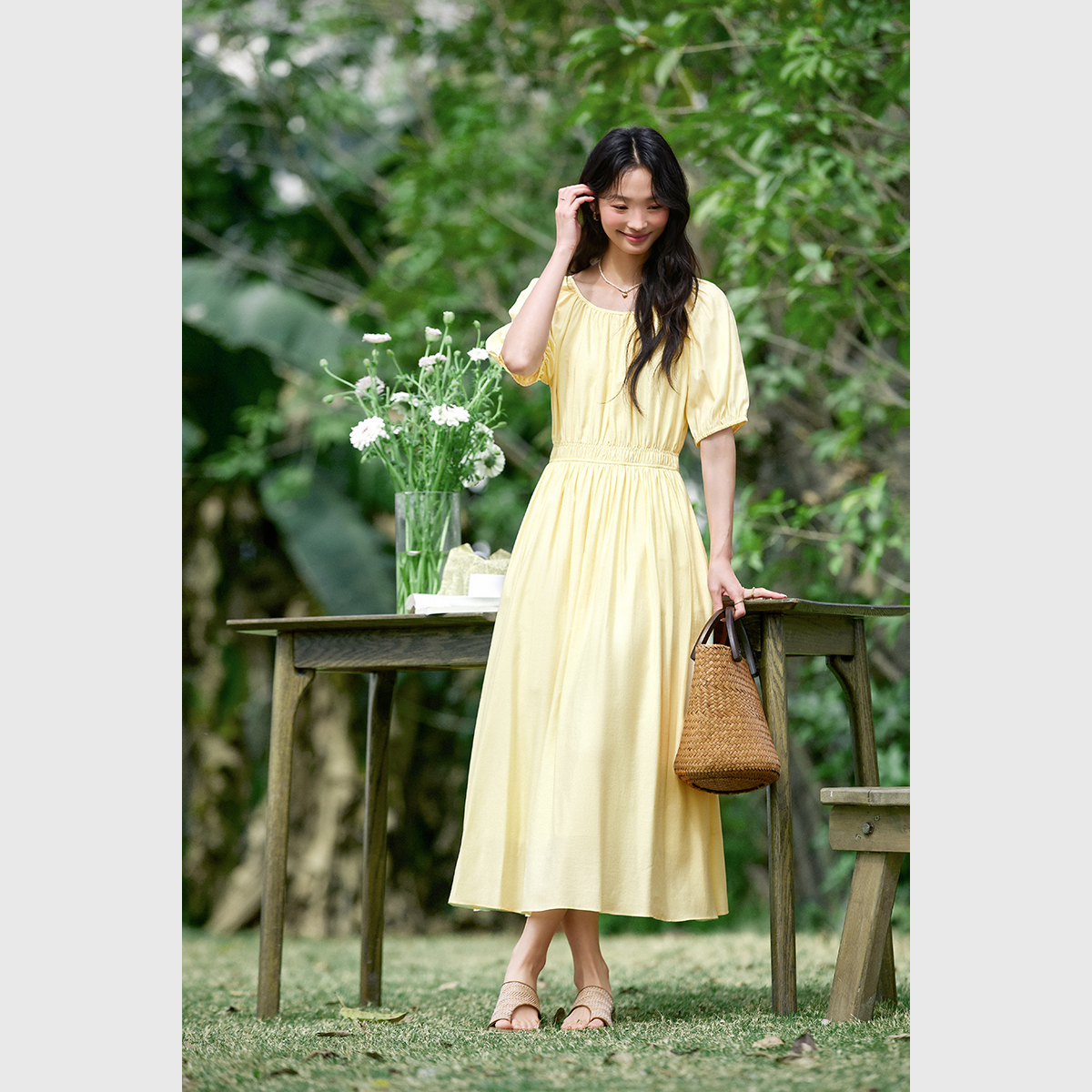 Elegant Garden Dress