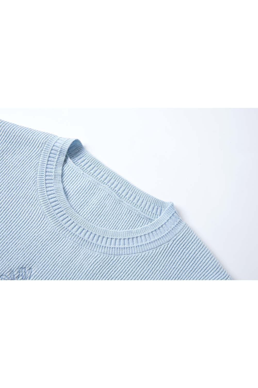 Flower Embroidered Loose Sweater