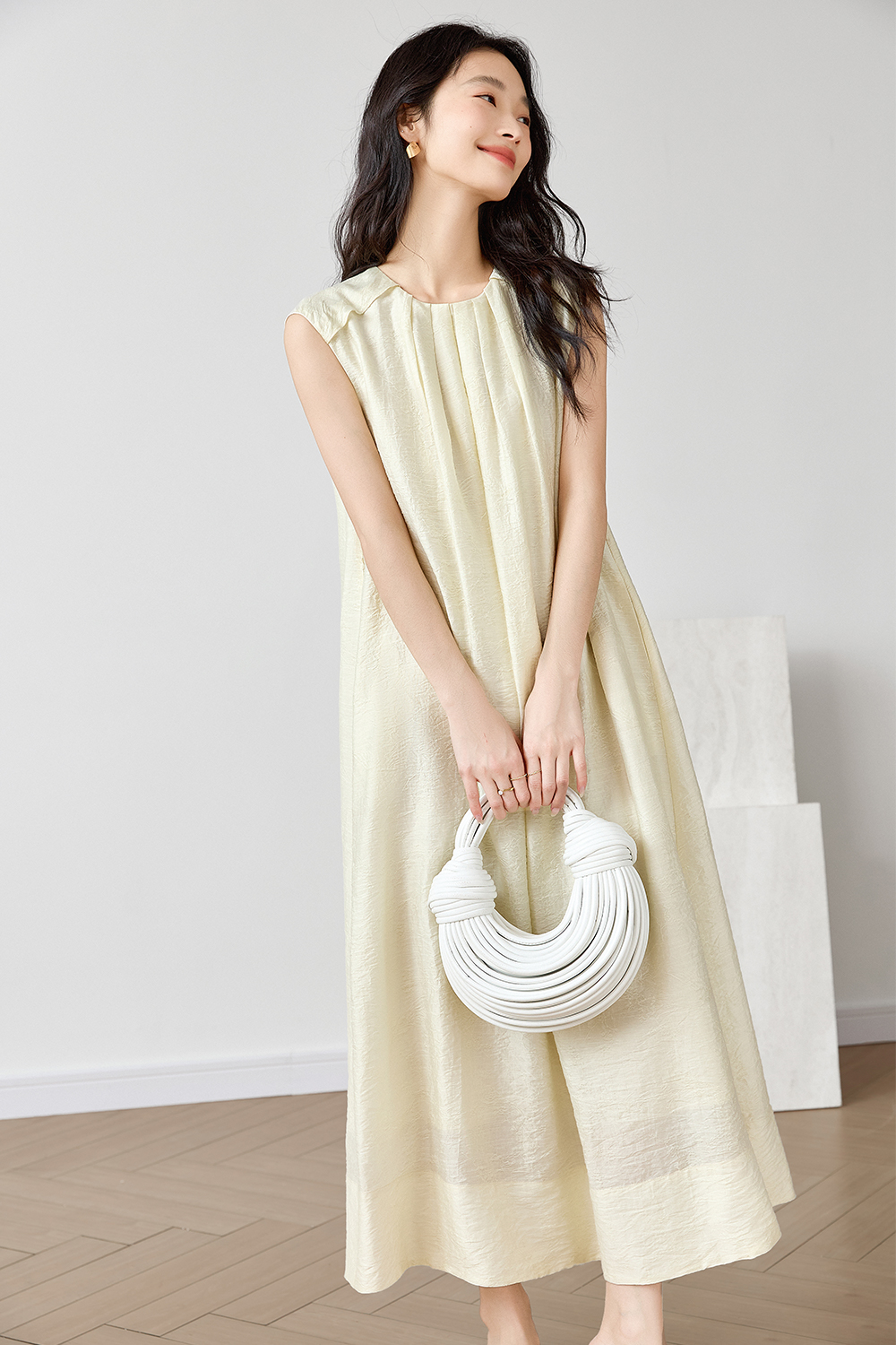 Small Fresh Loose Lace Dress-VIMLYSTORE