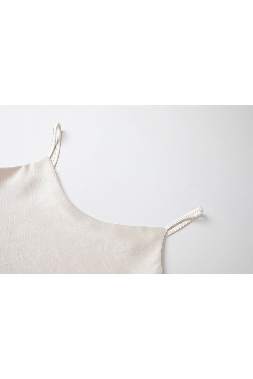 Ruched Round Neck Camisole-VIMLYSTORE