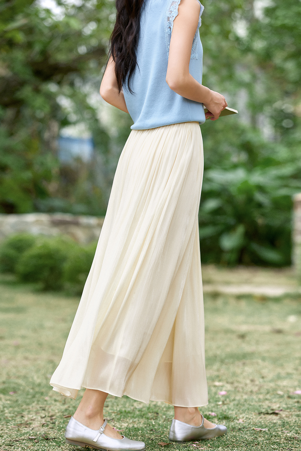 Lightweight And Flowing Loose Skirt