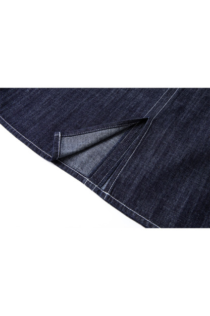 Minimalist Straight Denim Suit