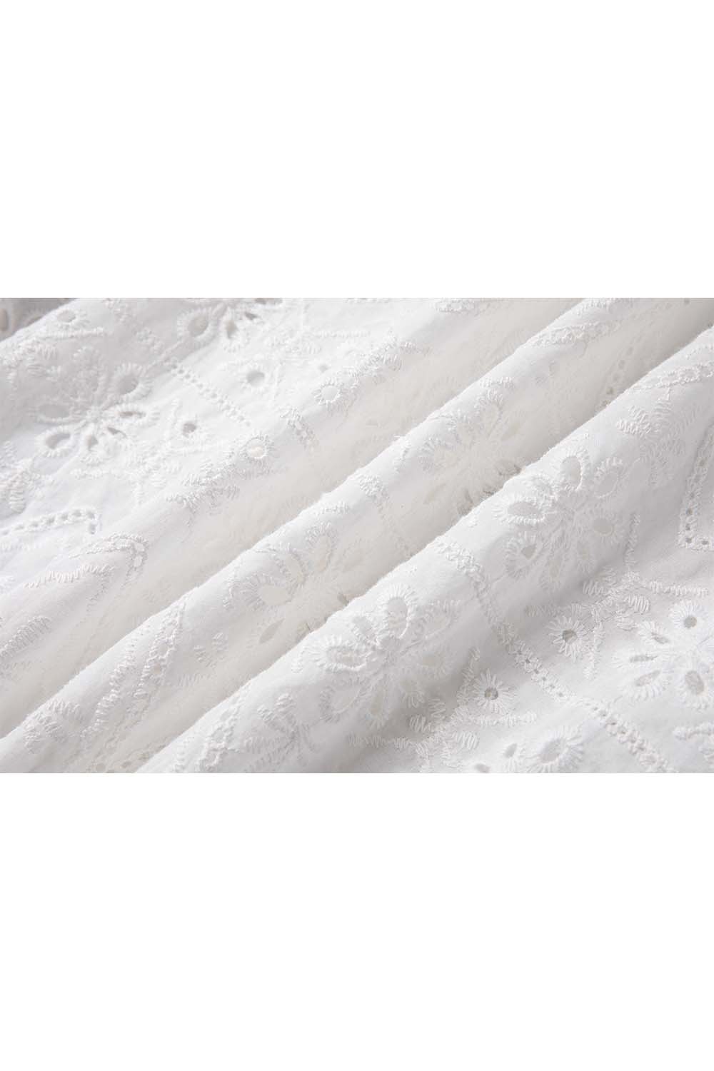 Cotton Embroidered Dress