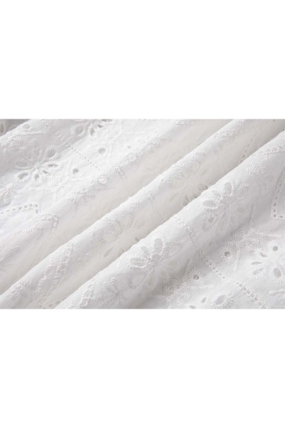 Cotton Embroidered Dress