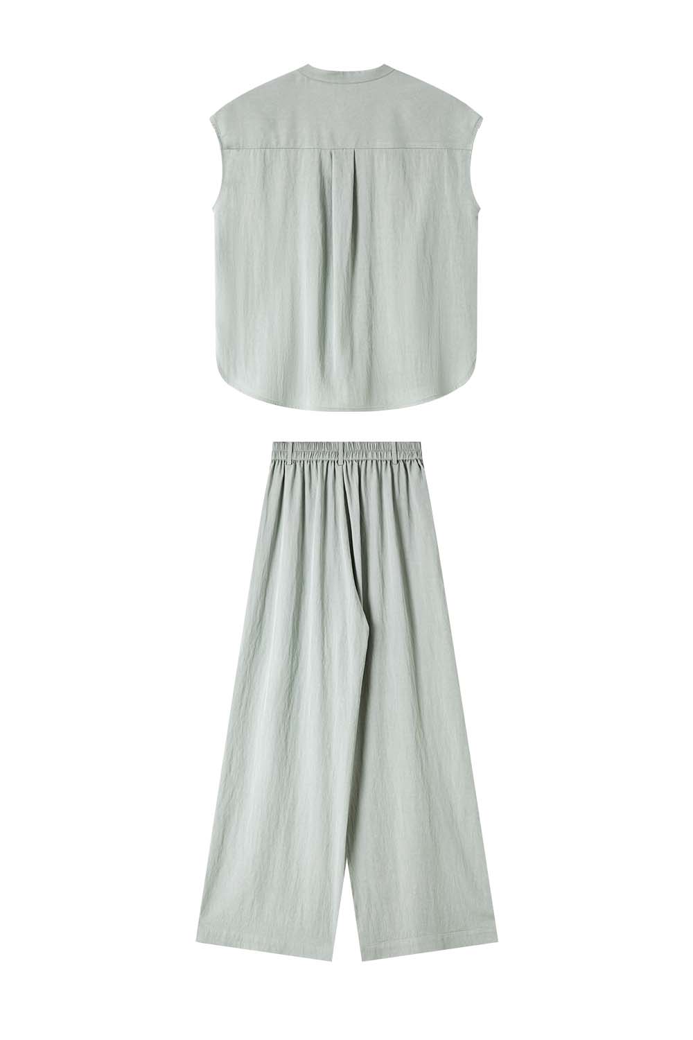 Comfortable Sleeveless Commuter Suit