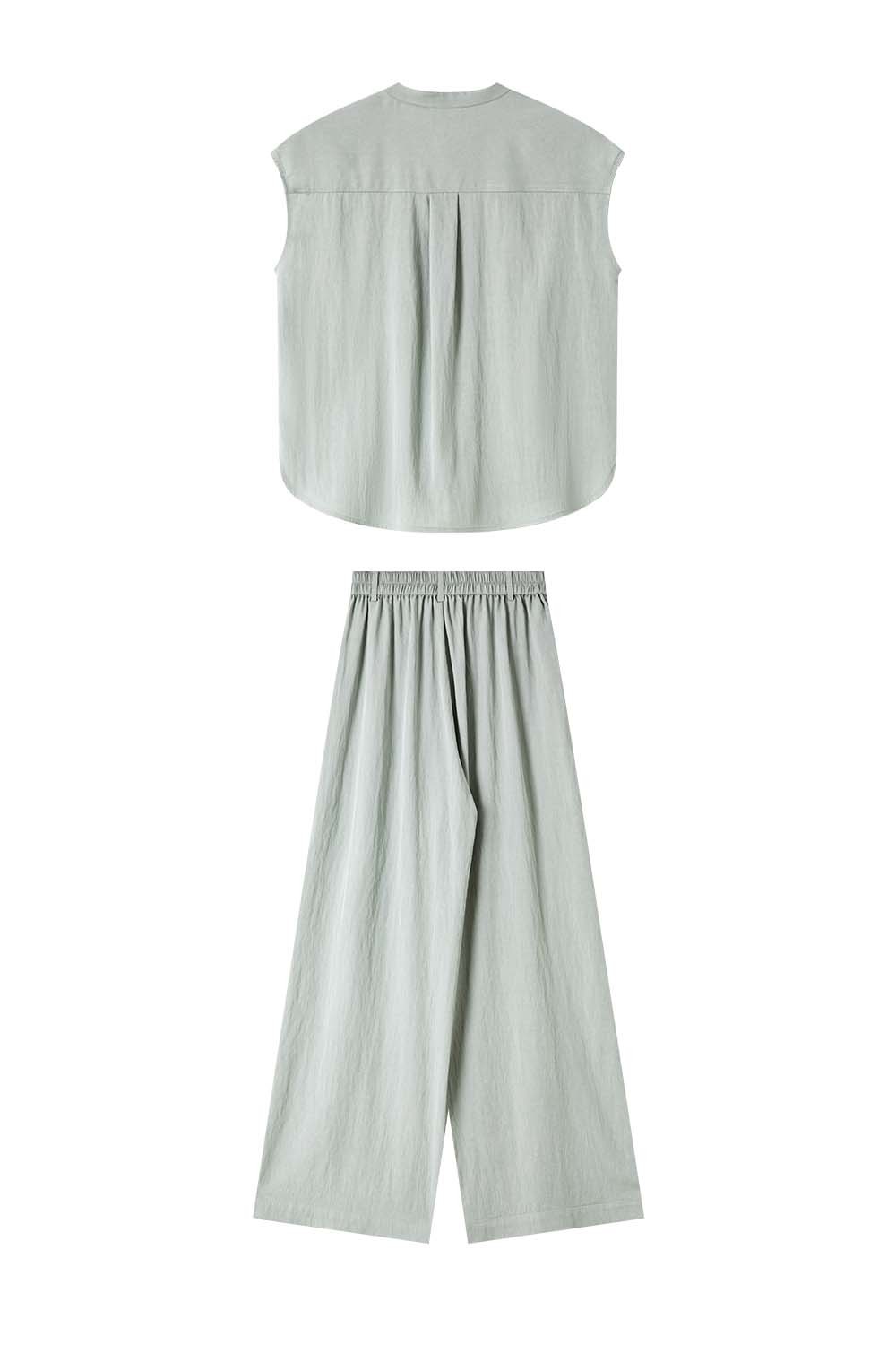 Comfortable Sleeveless Commuter Suit