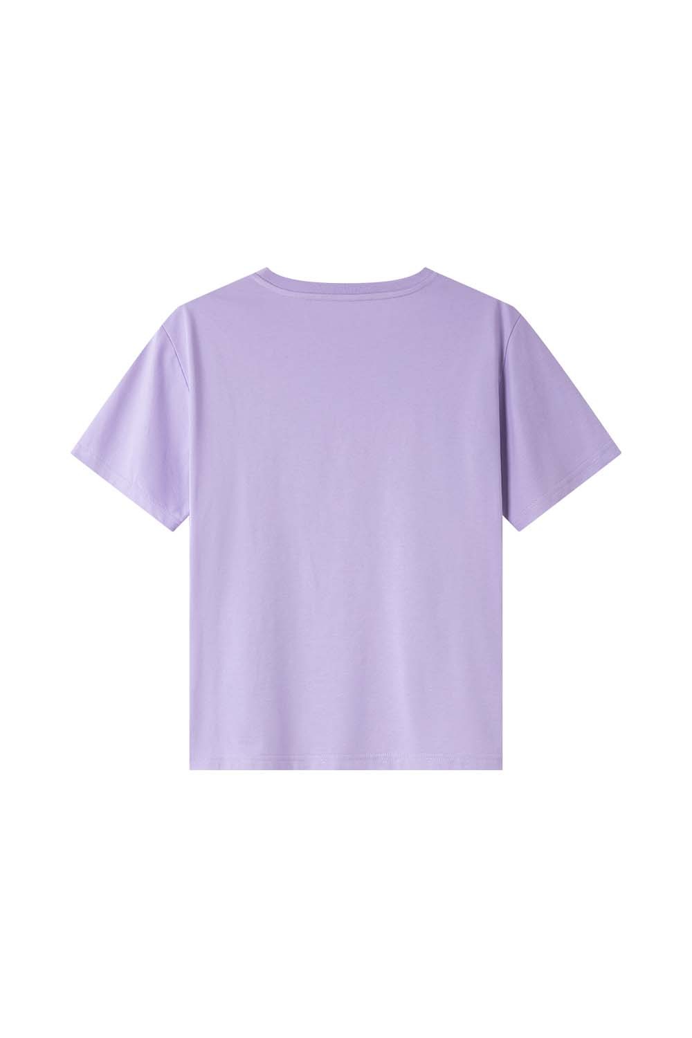 Hollow Flower Embroidery Straight T-Shirt-VIMLYSTORE