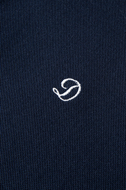Polo Collar Embroidered Casual T-shirt-VIMLYSTORE
