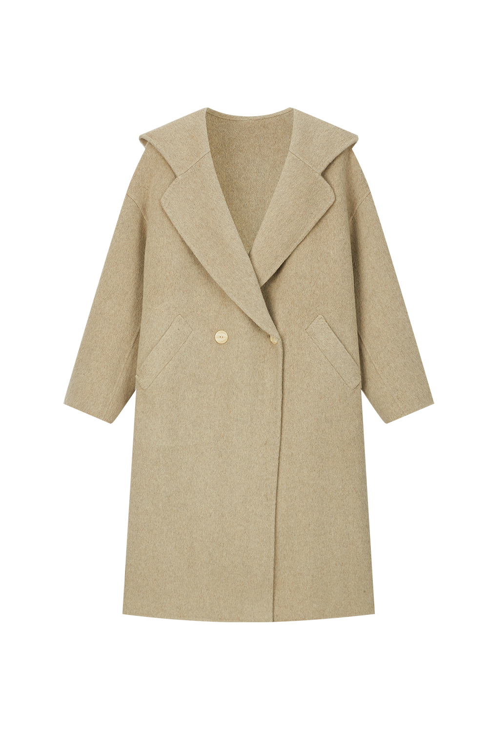 Simple Double-Faced Wool Coat