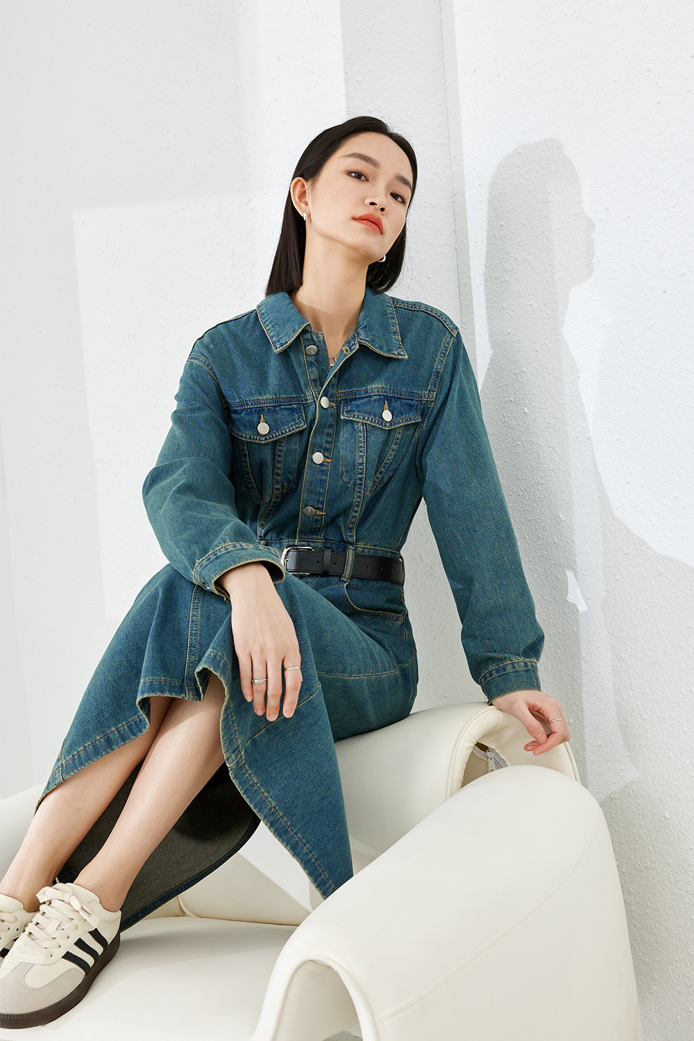 Fashionable Denim Dress
