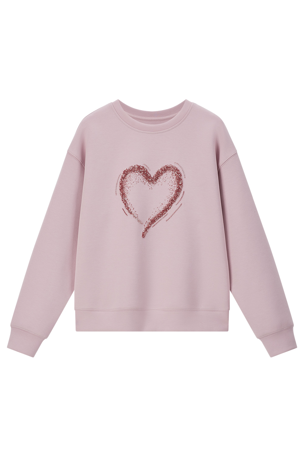 Heart Pattern Sweatshirt