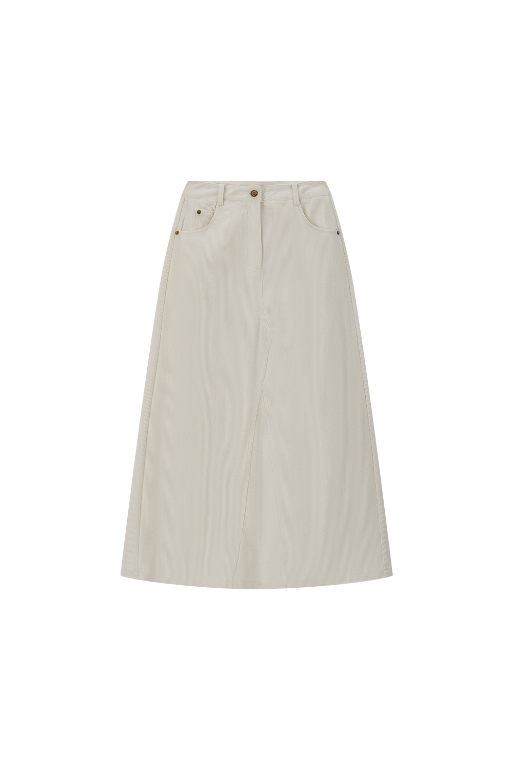 High-End Mid-Waist A-Line Skirt