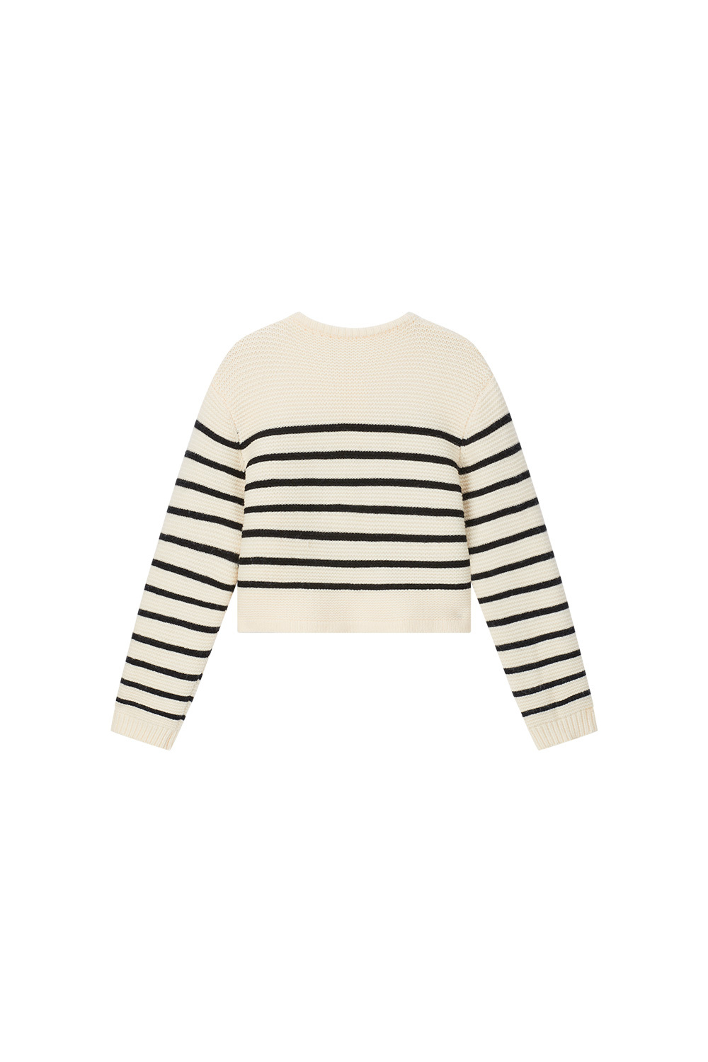 Rounded Hem Knitted Cardigan
