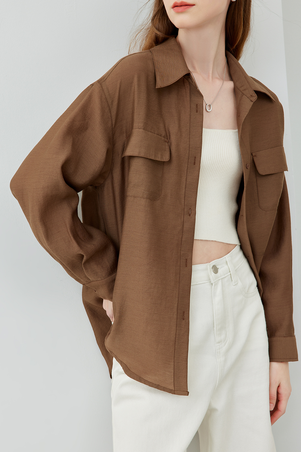 Casual drop sleeve shirt