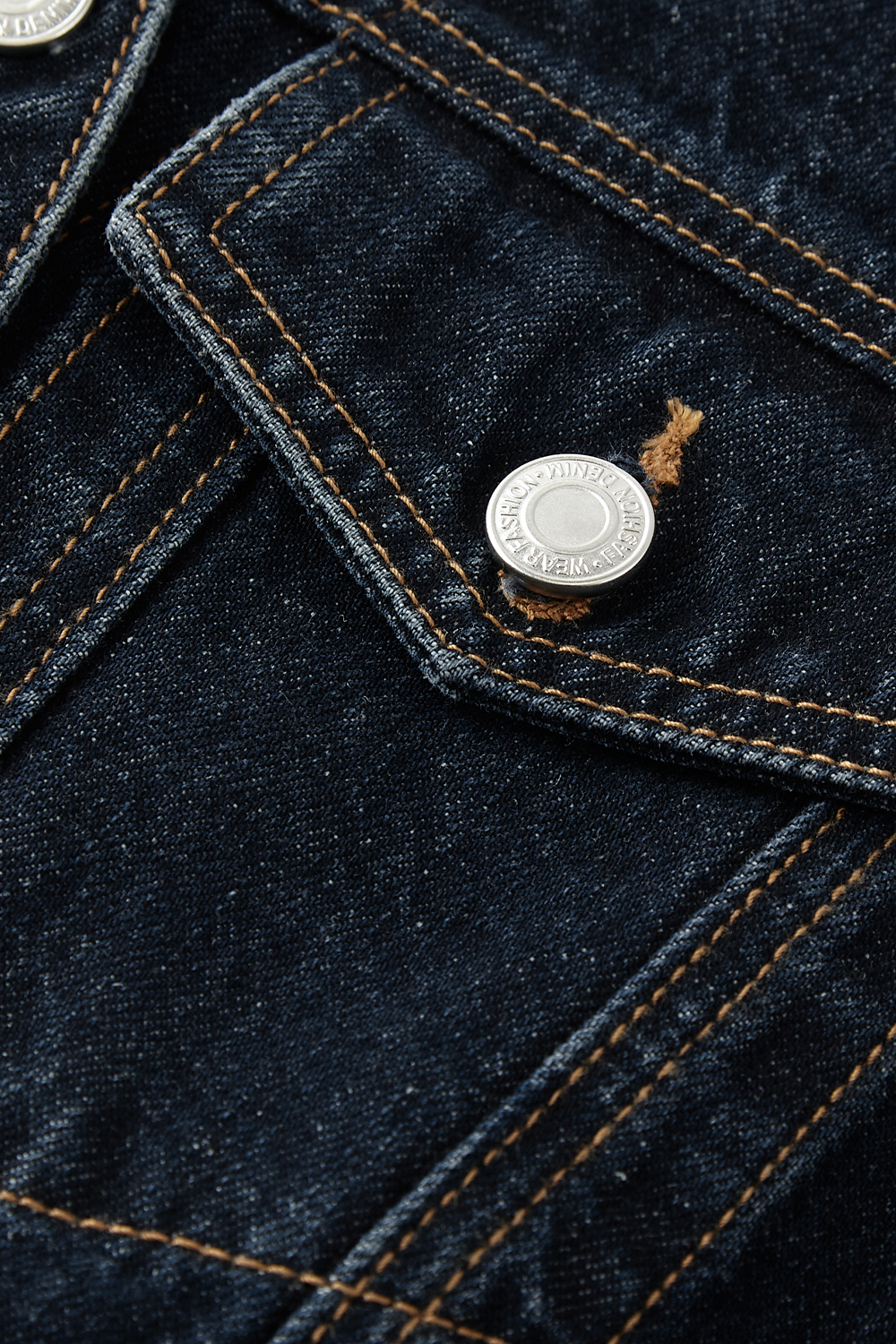 Casual Denim Short Jacket-VIMLYSTORE