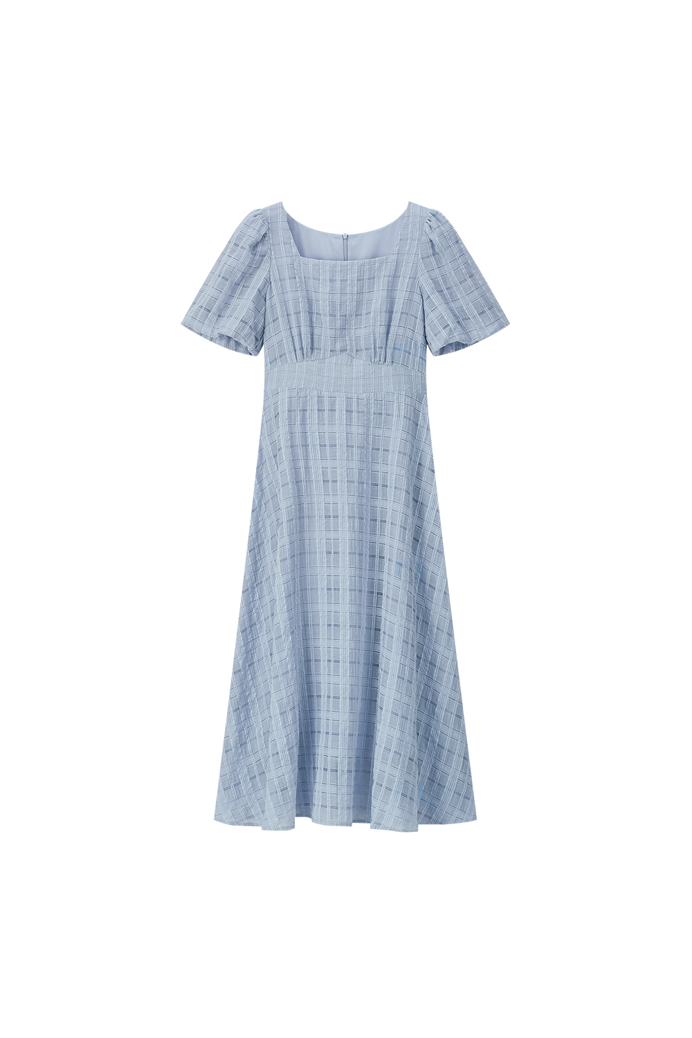 Hidden Plaid A-Line Skirt