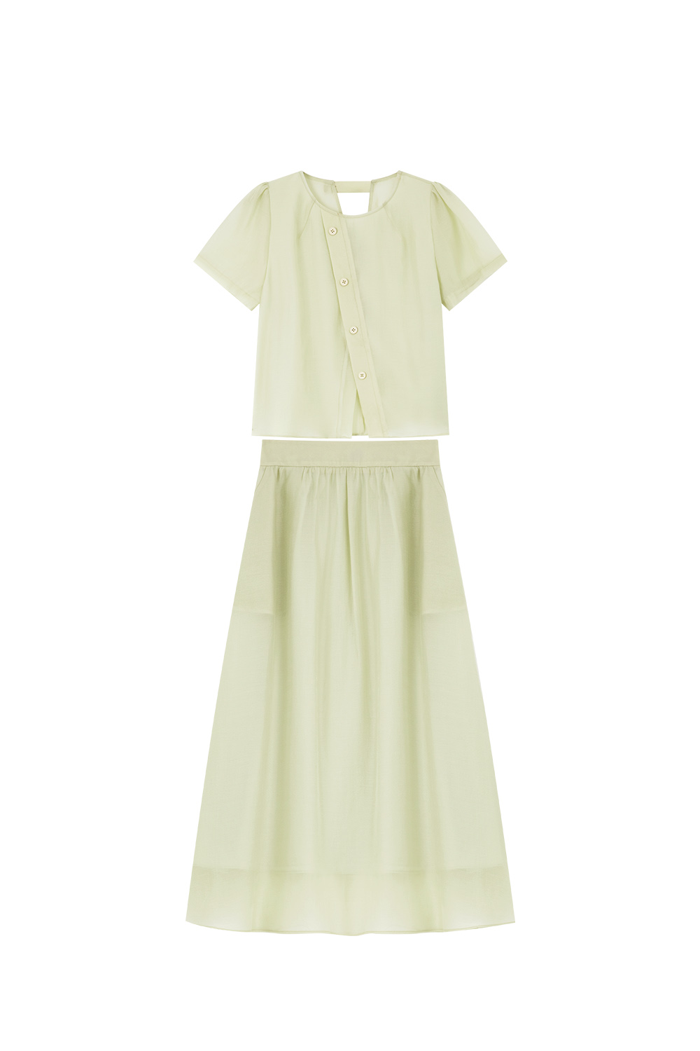 French Irregular Shirt Suit