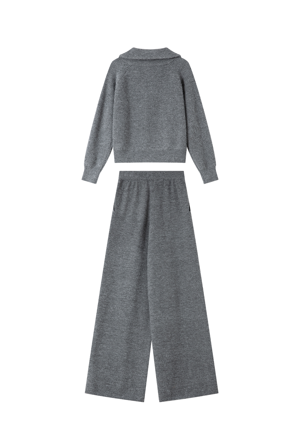 Simple Casual Knit Suit-VIMLYSTORE