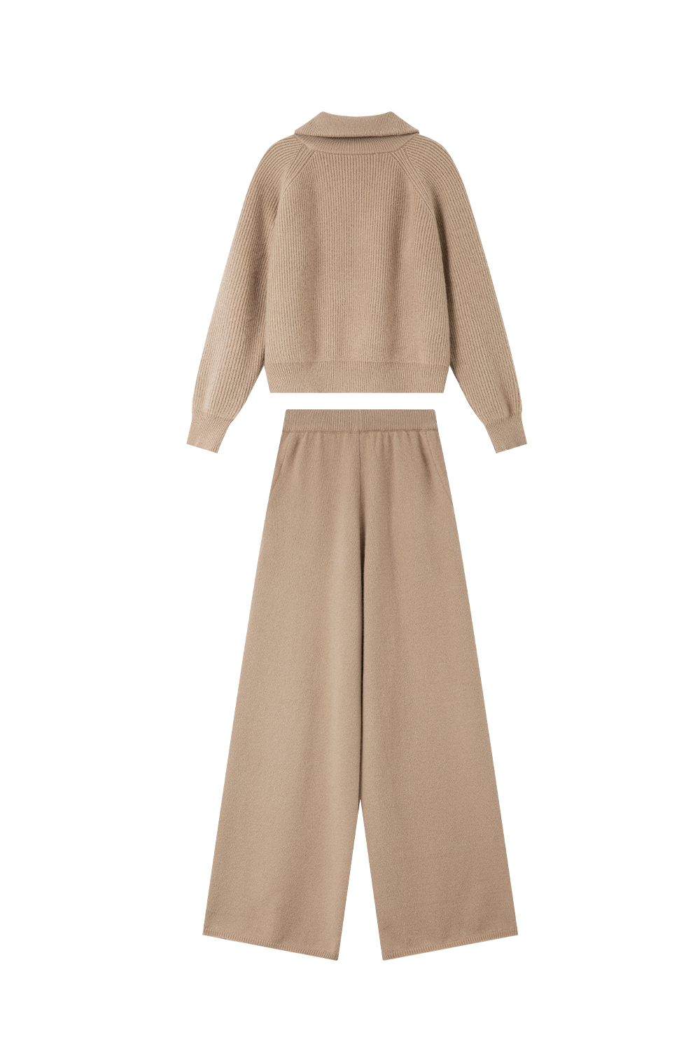 Simple Casual Knit Suit-VIMLYSTORE