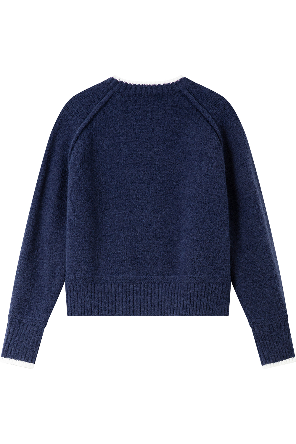 Warm Soft Grey Crewneck Sweater-VIMLYSTORE