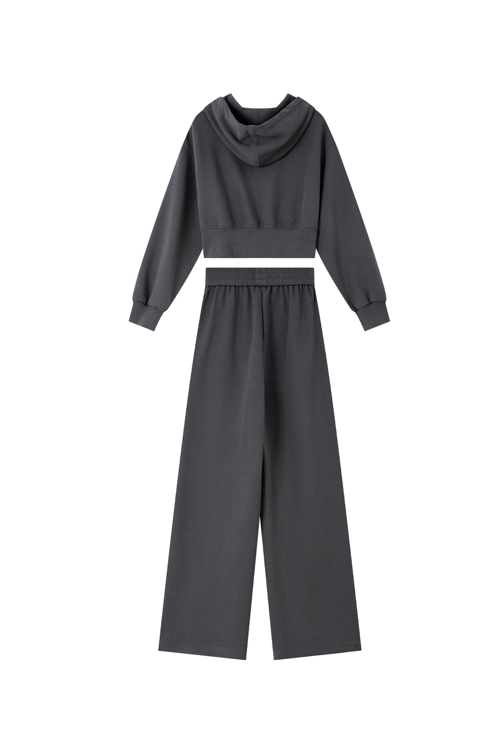 Cotton-Blend Hooded Suit-VIMLYSTORE