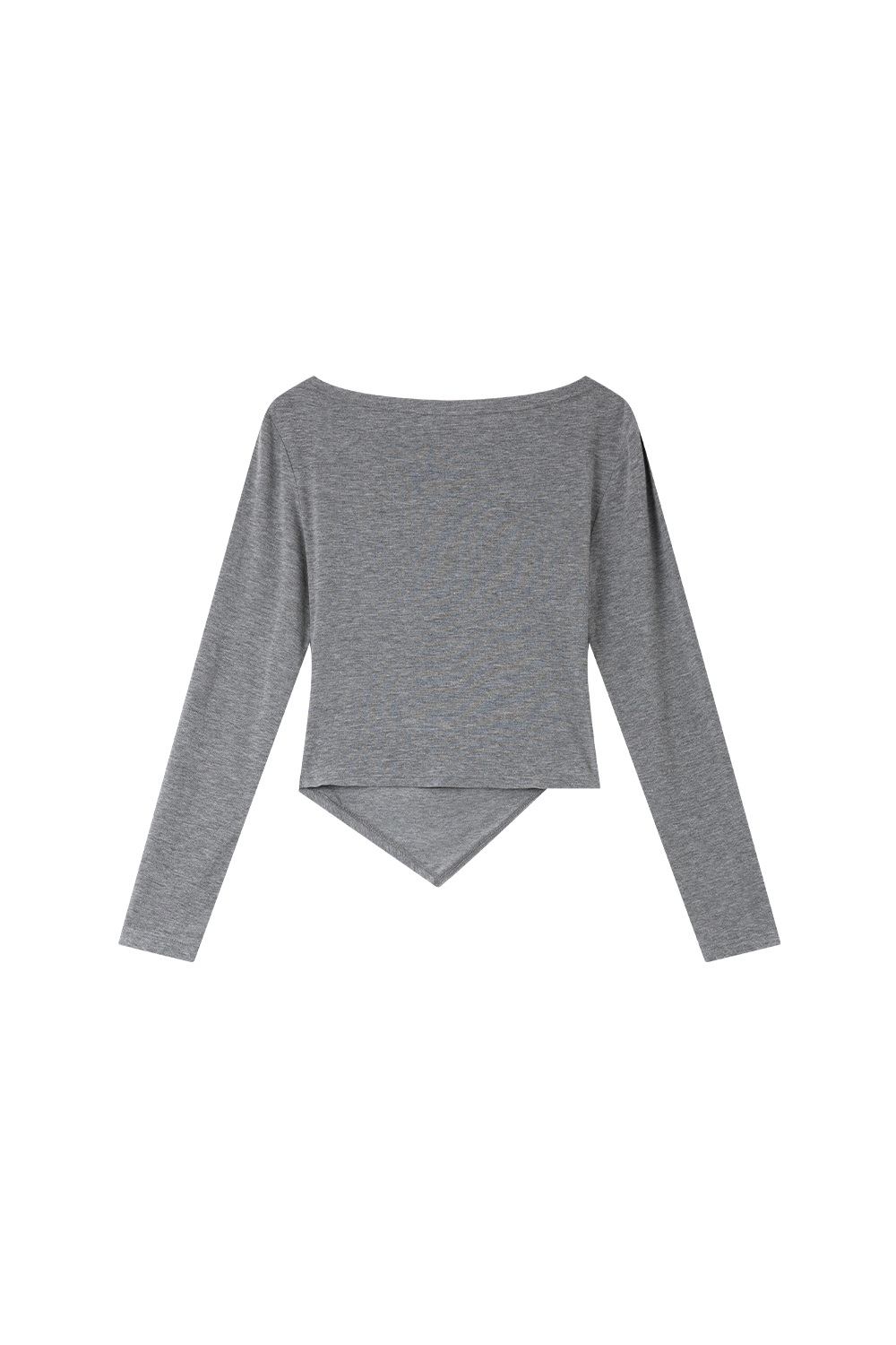 Natural Pleated Solid Color T-Shirt-VIMLYSTORE