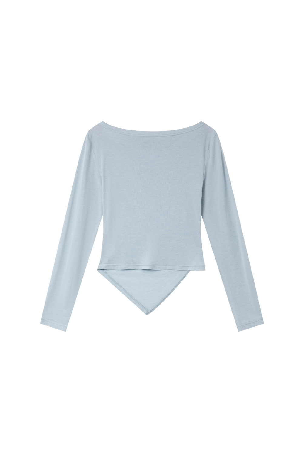 Natural Pleated Solid Color T-Shirt-VIMLYSTORE