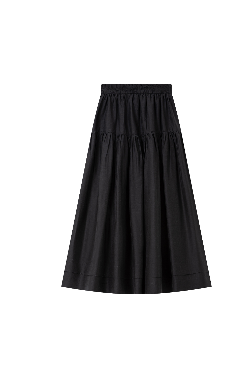 Pleated Loose Long Skirt