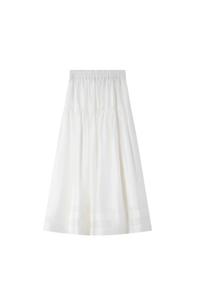 Pleated Loose Long Skirt