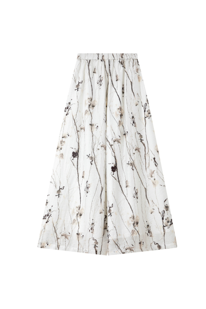 Chinese Style Casual Skirt Pants
