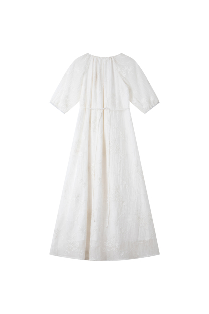 Embroidered Texture Dress