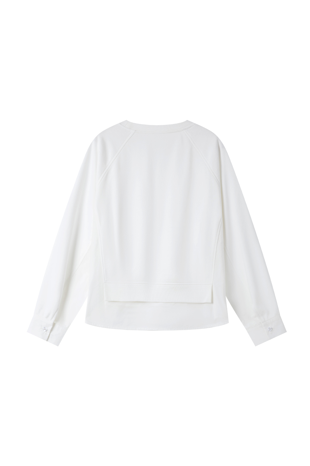 Cotton Layered Sweatshirt