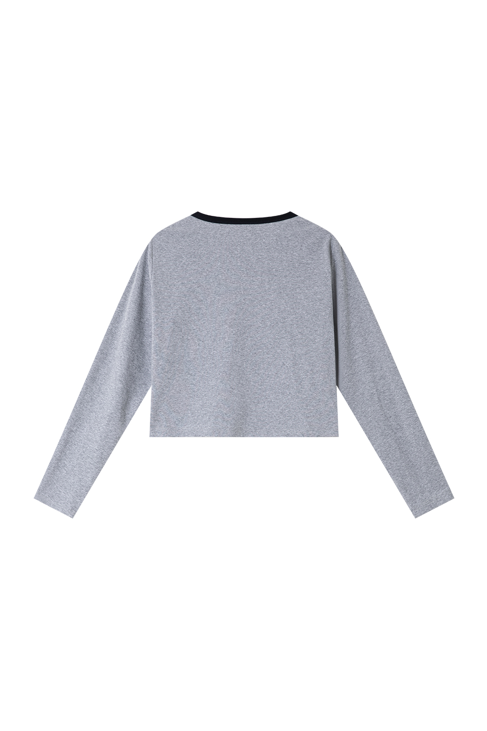 Simple Contrasting Knitted Two-Piece Suit