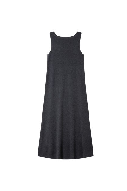 Knitted Suspender Long Dress