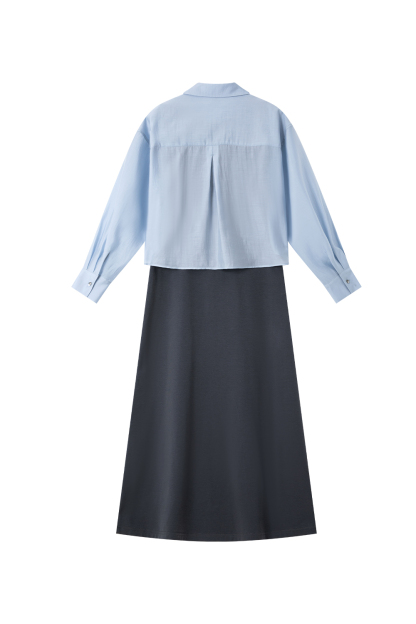 Blue-Gray Light Dress Suit