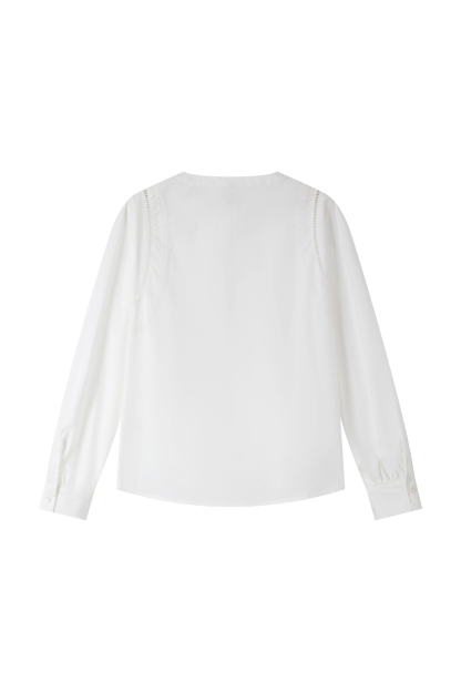 Fine Pleated Long Sleeved Shirt